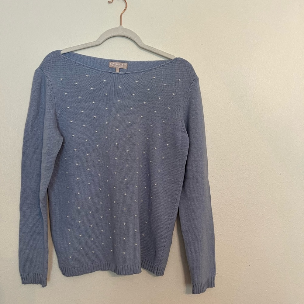 Benedetta B. Light blue sweater